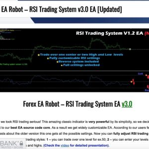 RSI Trading System & EA v3.0