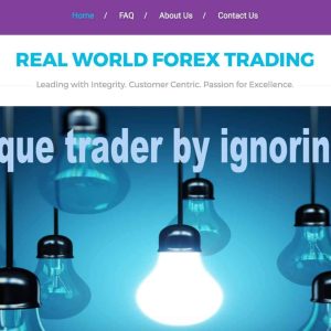 Real World Forex Trading System